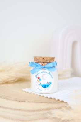 Bougies rondes bouchon liège pour anniversaire
