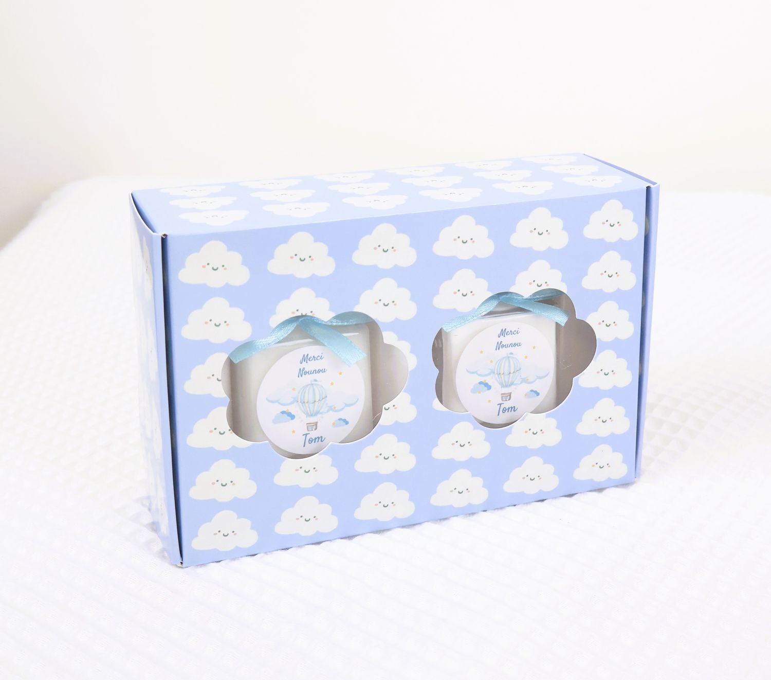 Coffret deux bougies Nuages