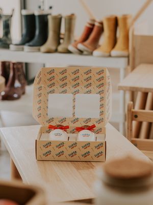 Coffret de deux bougies &quot;Super Maître&quot;