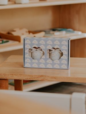 Coffret de deux bougies &quot;Nuage&quot;