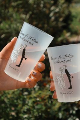 Gobelets Personnalisés Mariage