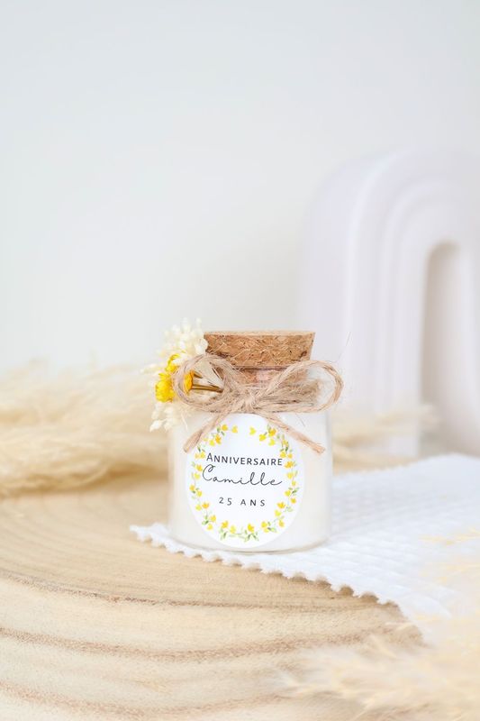 bougie cadeau invité anniversaire