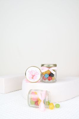 Petit pot à garnir pour cadeaux invités de baptême