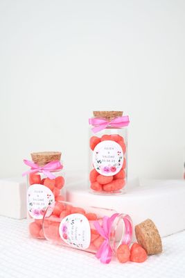 Petit pot à dragées pour mariage – cadeau invité à remplir