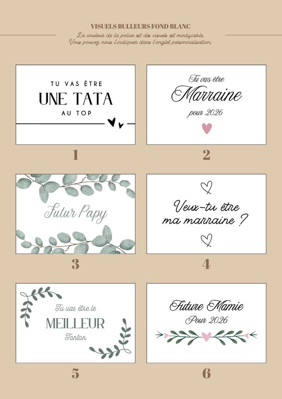 Personalized pregnancy announcement bag – Surprise gift for grandma, aunt, etc.