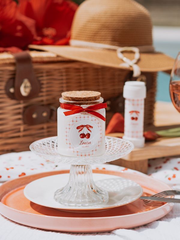 Personalized candle 200 ml – Birthday guest gift