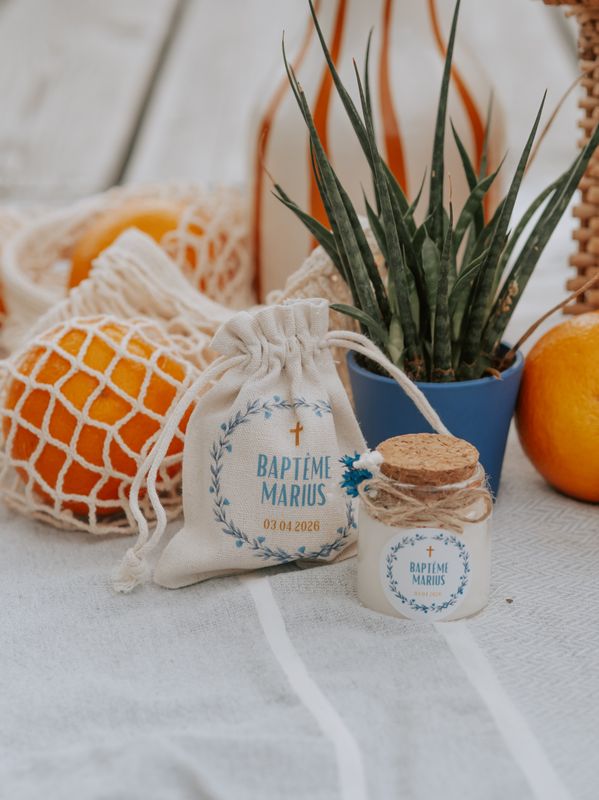 Personalized baptism pouches – Delicate textile souvenirs