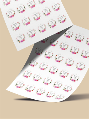 👶 Stickers personnalisés Baptême