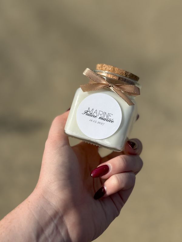 Personalized 120 ml candle – Gift for teachers, teaching assistants, nannies