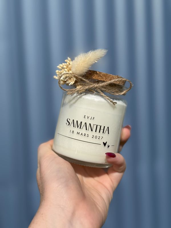 Personalized 200 ml candle – Gift for teachers, teaching assistants, nannies