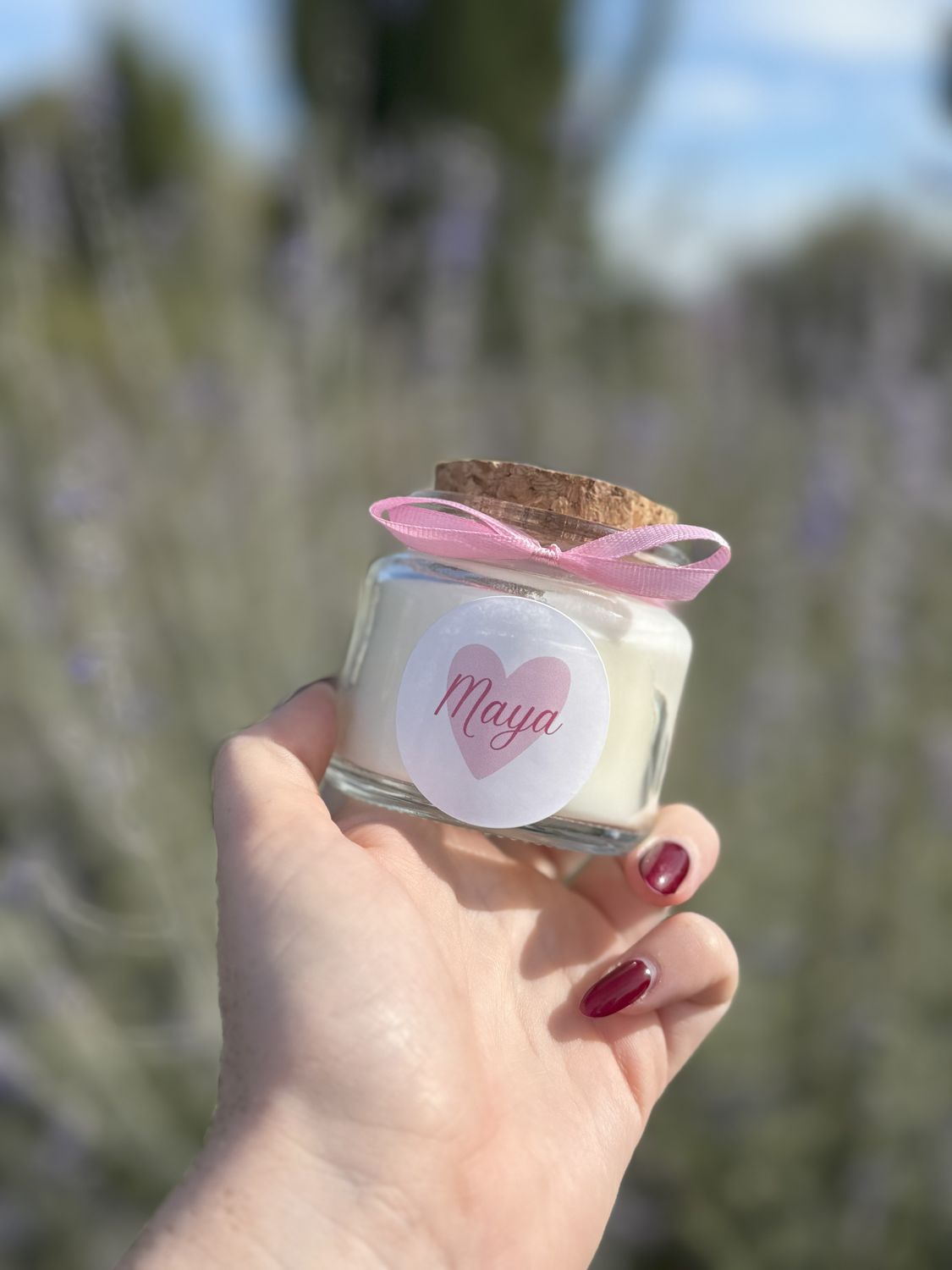 Bougie personnalisée EVJF – 100ml