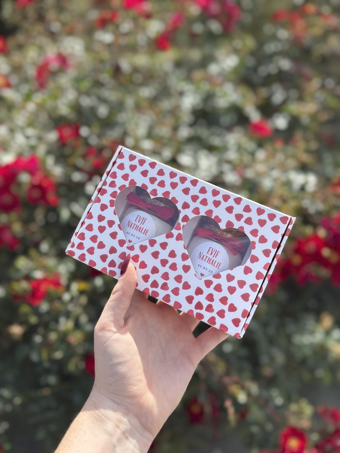 Coffret EVJF personnalisé – 2 bougies ou 2 pots