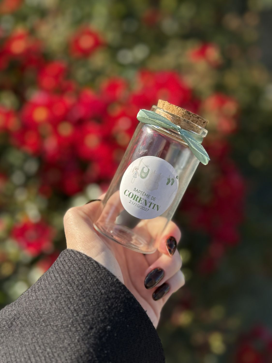 Pots vides 120 ml – Cadeau invité baptême, communion, profession de foi