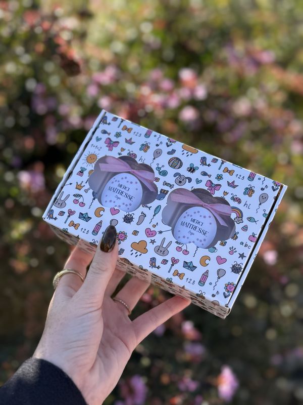 Coffret de deux bougies ou deux pots vides
