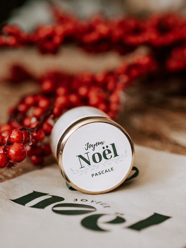 Bougie personnalisée Noël 40 ml