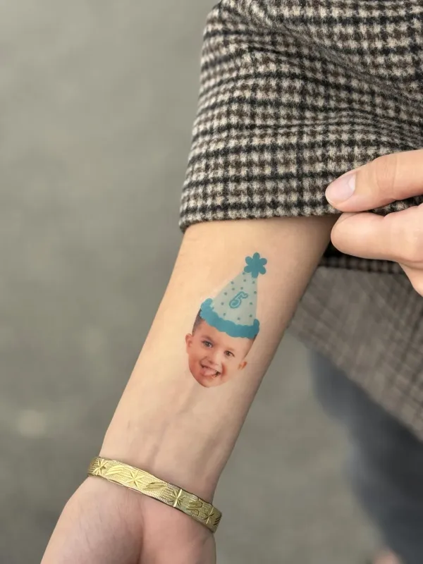 Custom temporary tattoos