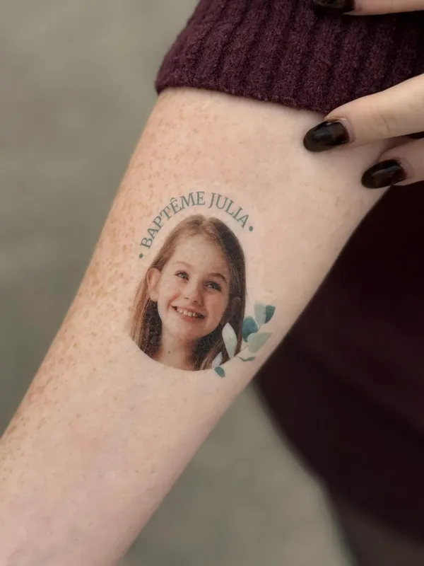 Custom temporary tattoos