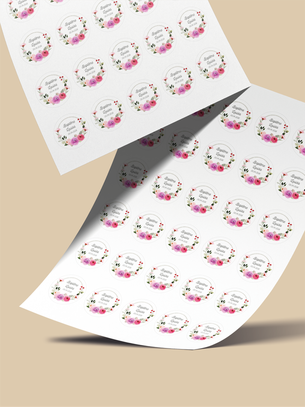 👶 Stickers personnalisés Baptême