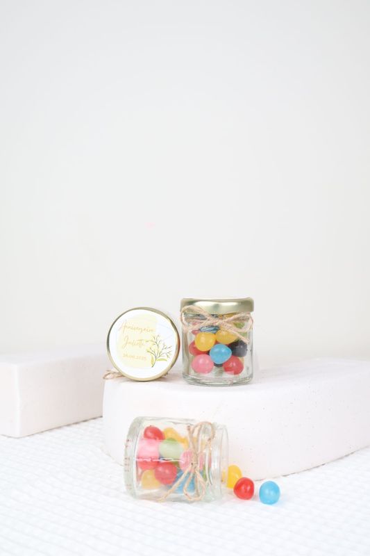Empty jars 40 ml – Birthday guest gift