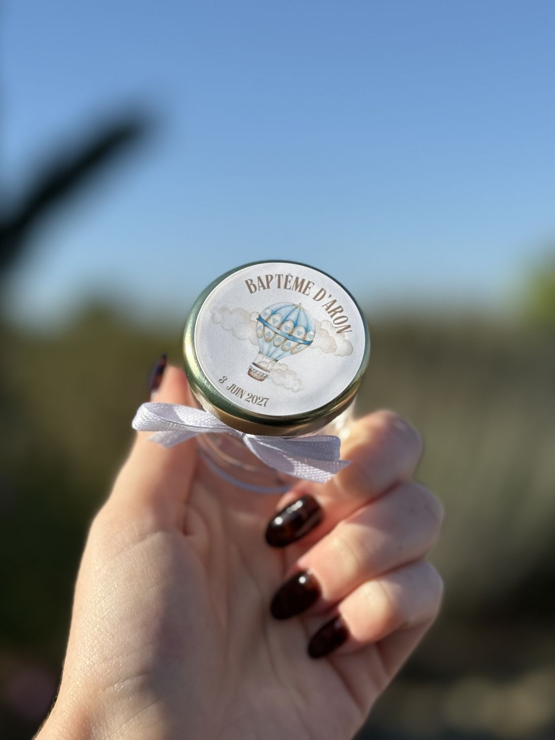 Empty jars 40 ml – Gift for guests at baptisms, communions, and confirmations