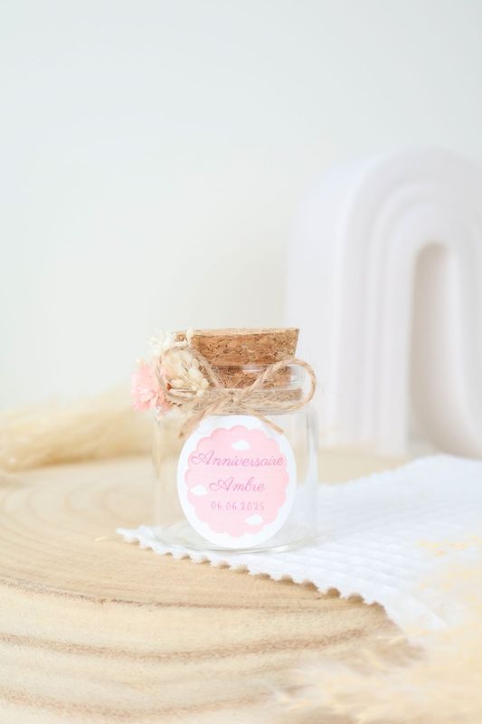 Empty 50 ml jars – Birthday guest gift