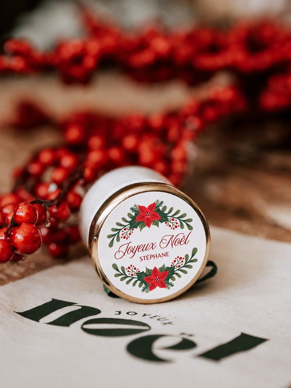 Personalized Christmas candle 40 ml