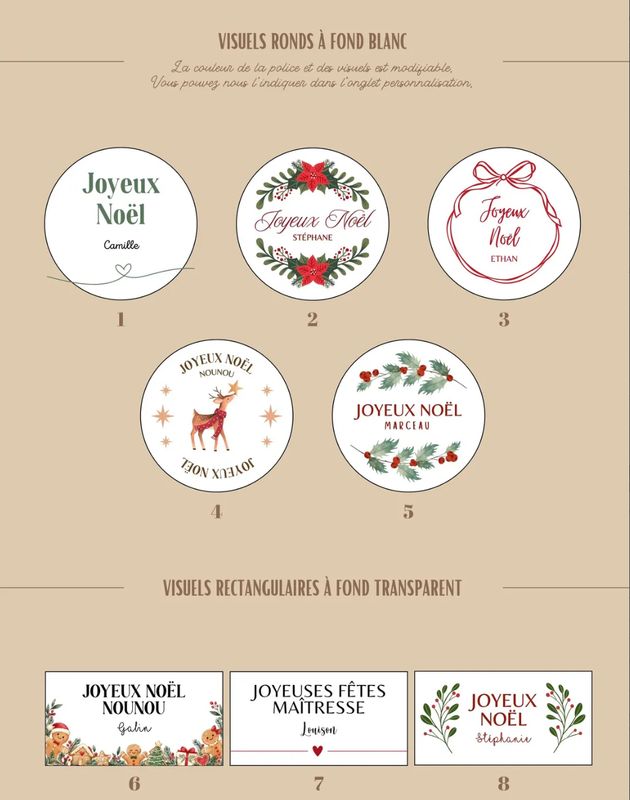 🎁 Personalized Christmas candle – 200 ml size