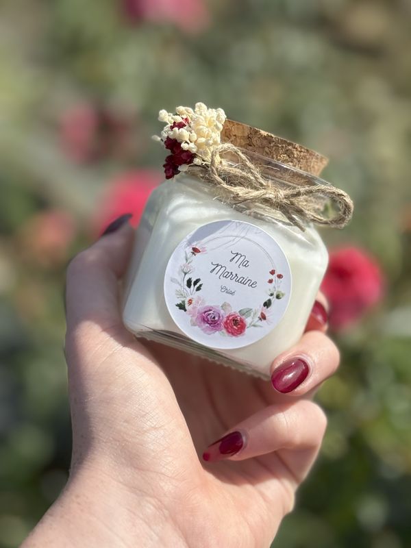 Personalized Godfather &amp;amp; Godmother Candle