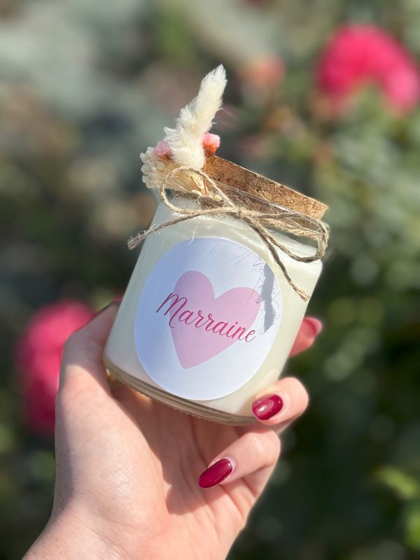 Personalized Godfather &amp;amp; Godmother Candle – Large Size