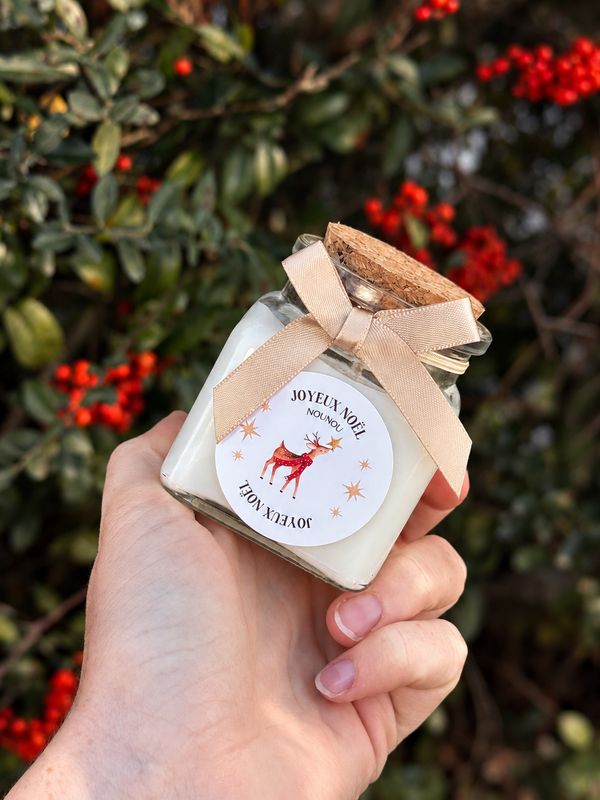 🌟 Personalized Christmas Candle Nanny – Size 120 ml