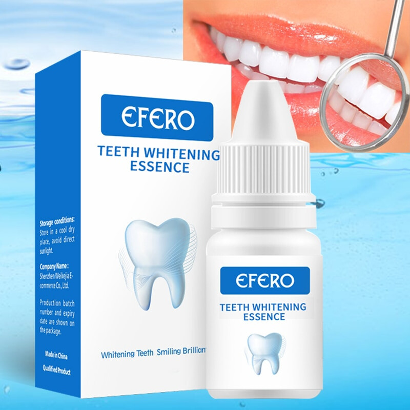 EFERO Teeth Whitening Essence Powder Clean Oral Hygiene Whiten Teeth Remove Plaque Stains Fresh Breath Oral Hygiene Dental Tools