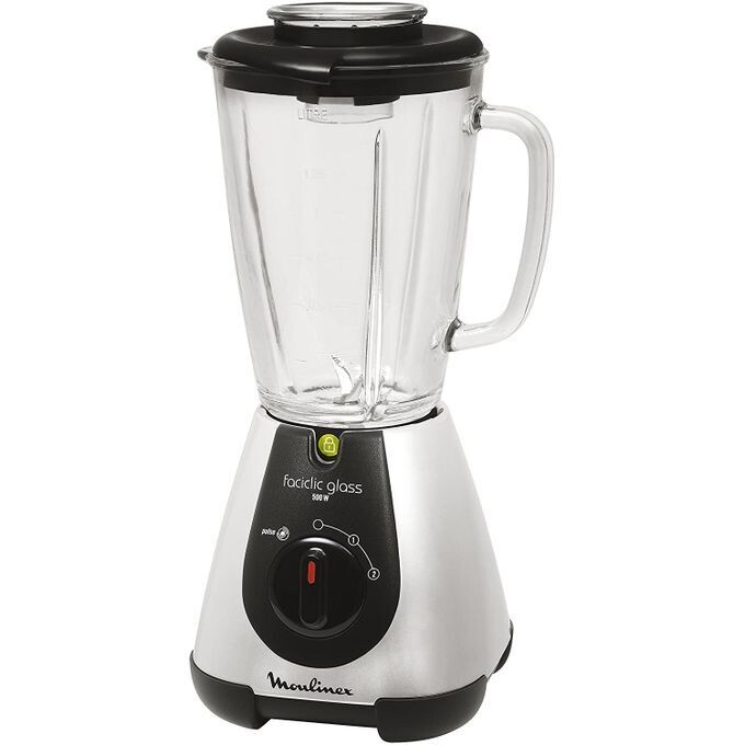 خلاط فرنسي طاس زجاجي Moulinex Blender Mixeur Bol Verre 500 W