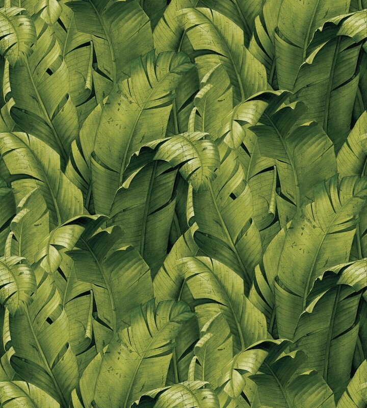 Banana Leaf Mural