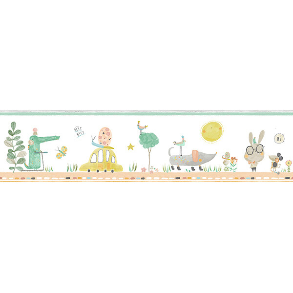 Selbstklebende Kinderbordüre