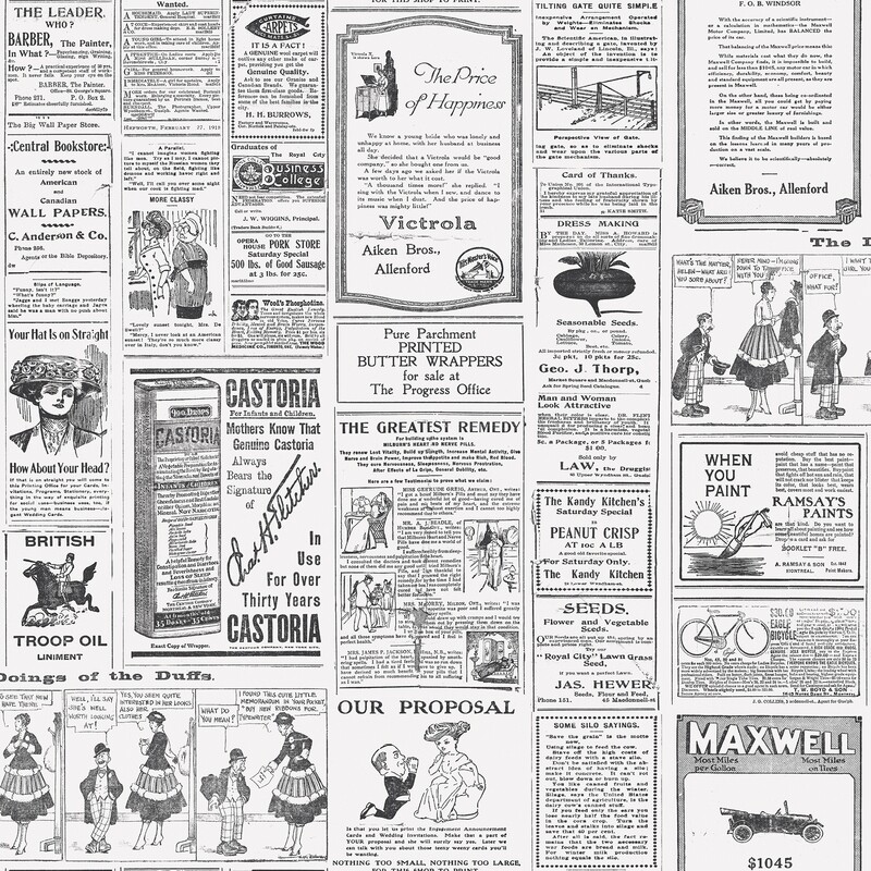 Nostalgische Zeitung