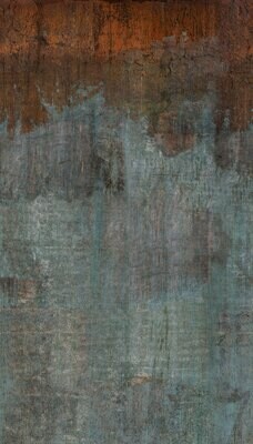 Grüngraue Stahlwand