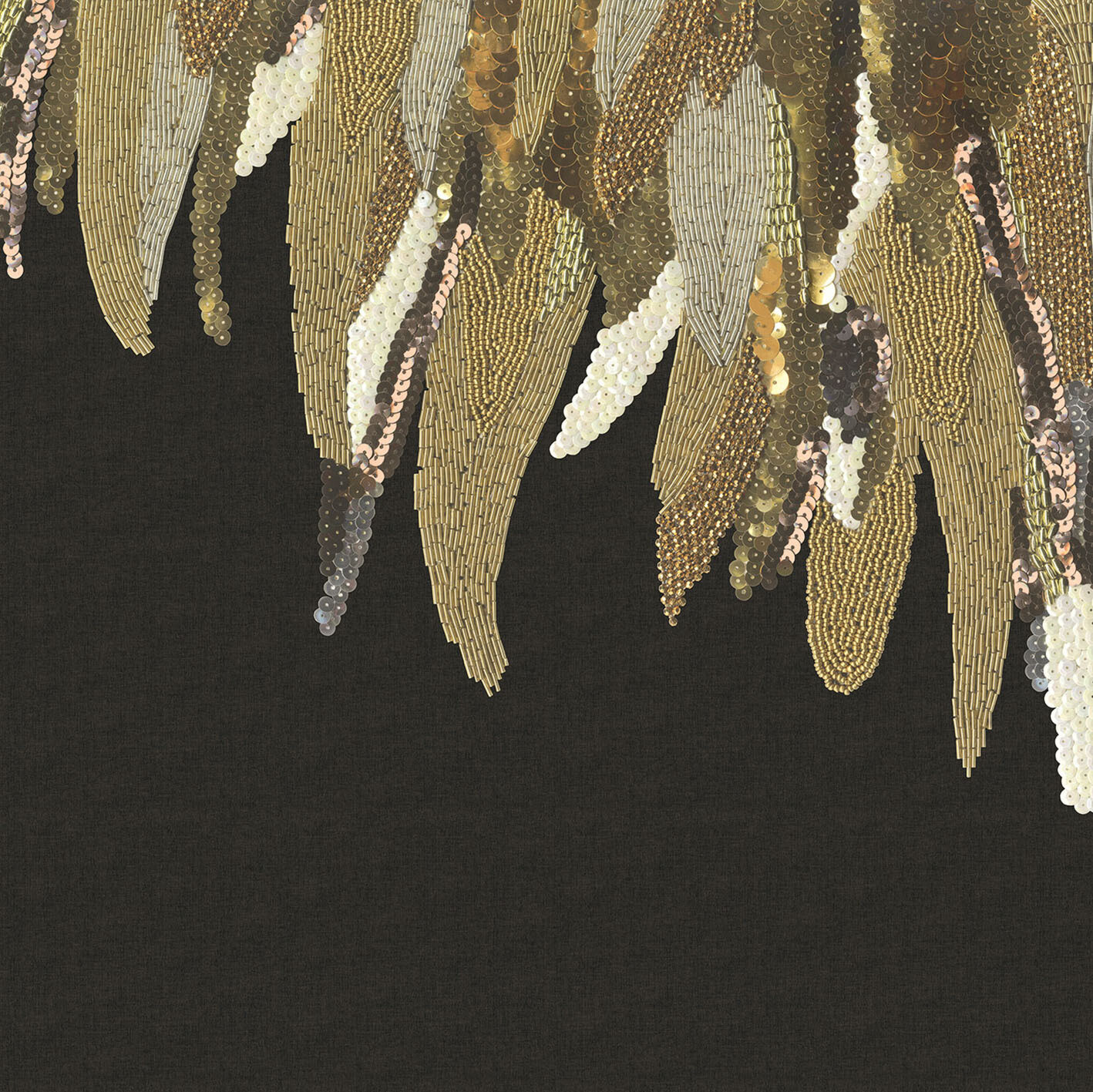 Fancy Feather Black down