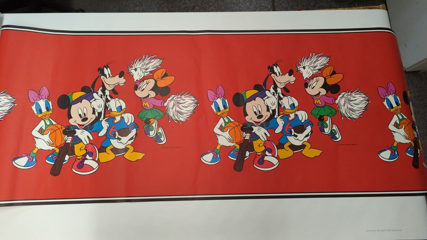 Disney XXL Bordüre Mickey Maus Goofy Pluto