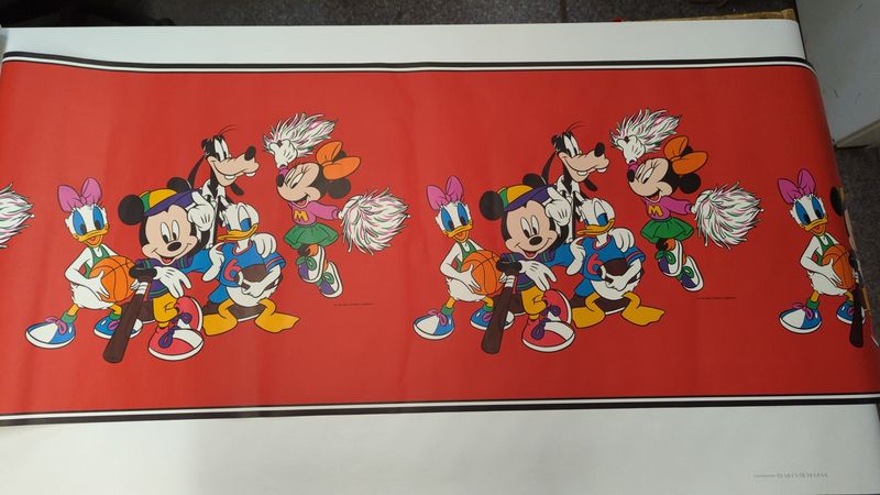 Disney XXL Bordüre Mickey Maus Goofy Pluto