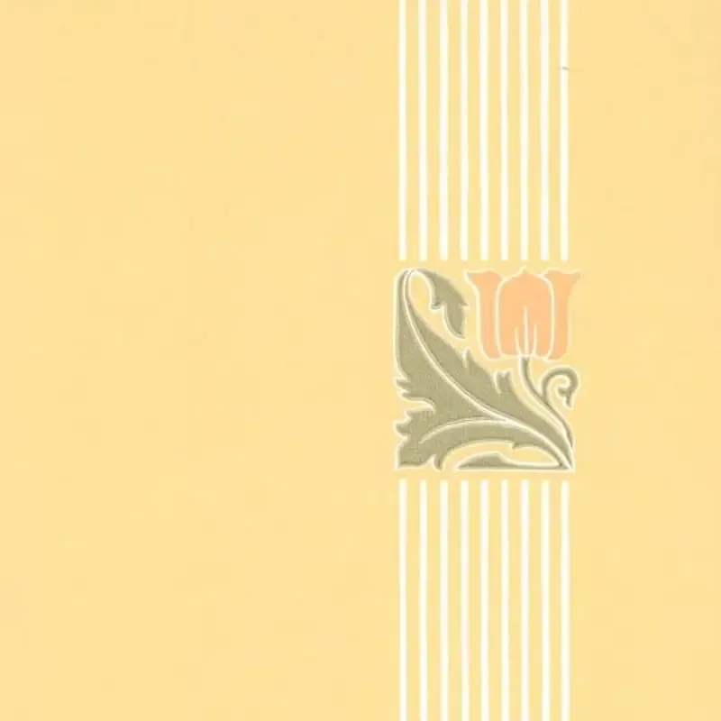 Sandudd Vliestapete Mathilde Gelb | Jugendstil