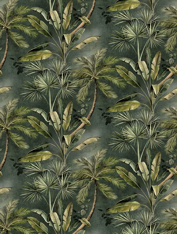 Moderne Vlies-Fototapete mit Blättermotiv aus der Feature Walls Kollektion