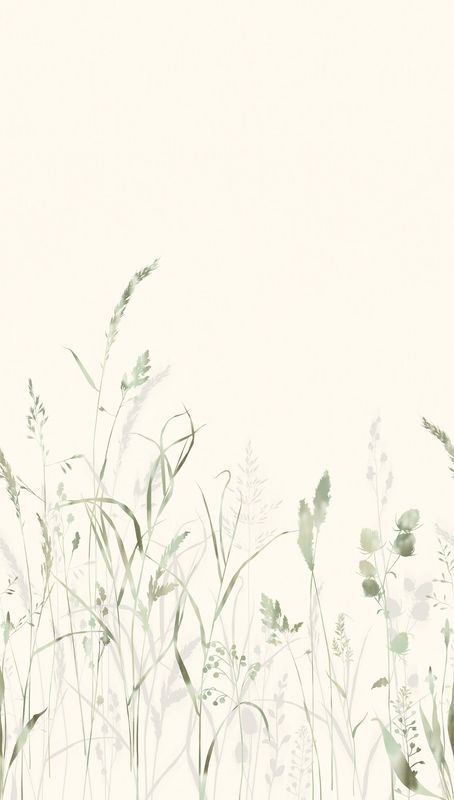 Wiesenpflanzen im Aquarellstil