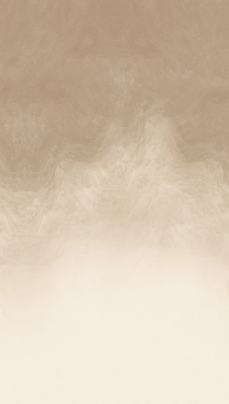 Motivtapete mit mit abstraktem Farbverlauf im soften Aquarellstil matt glatt Beige
