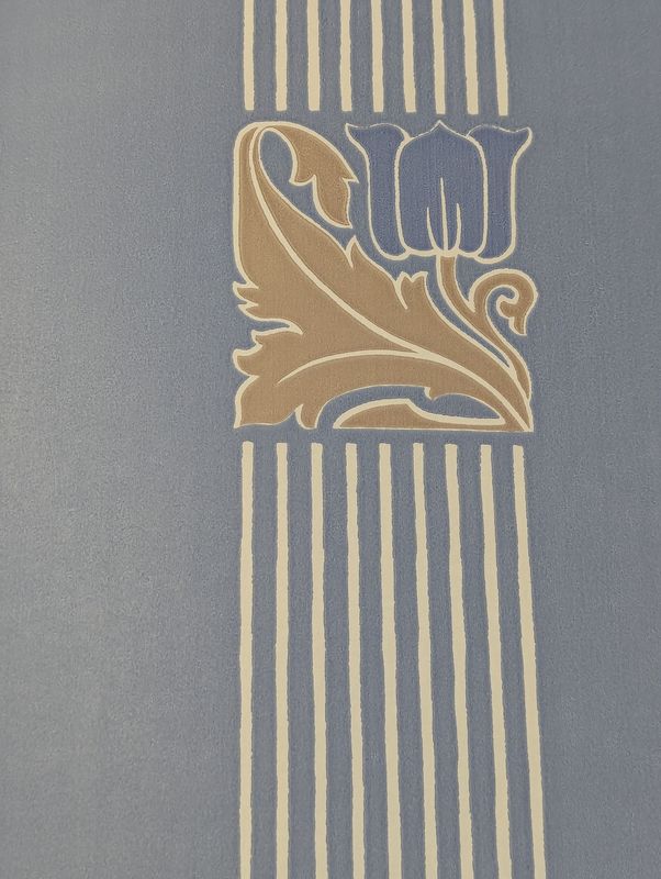 Sandudd Vliestapete Mathilde Blau | Jugendstil