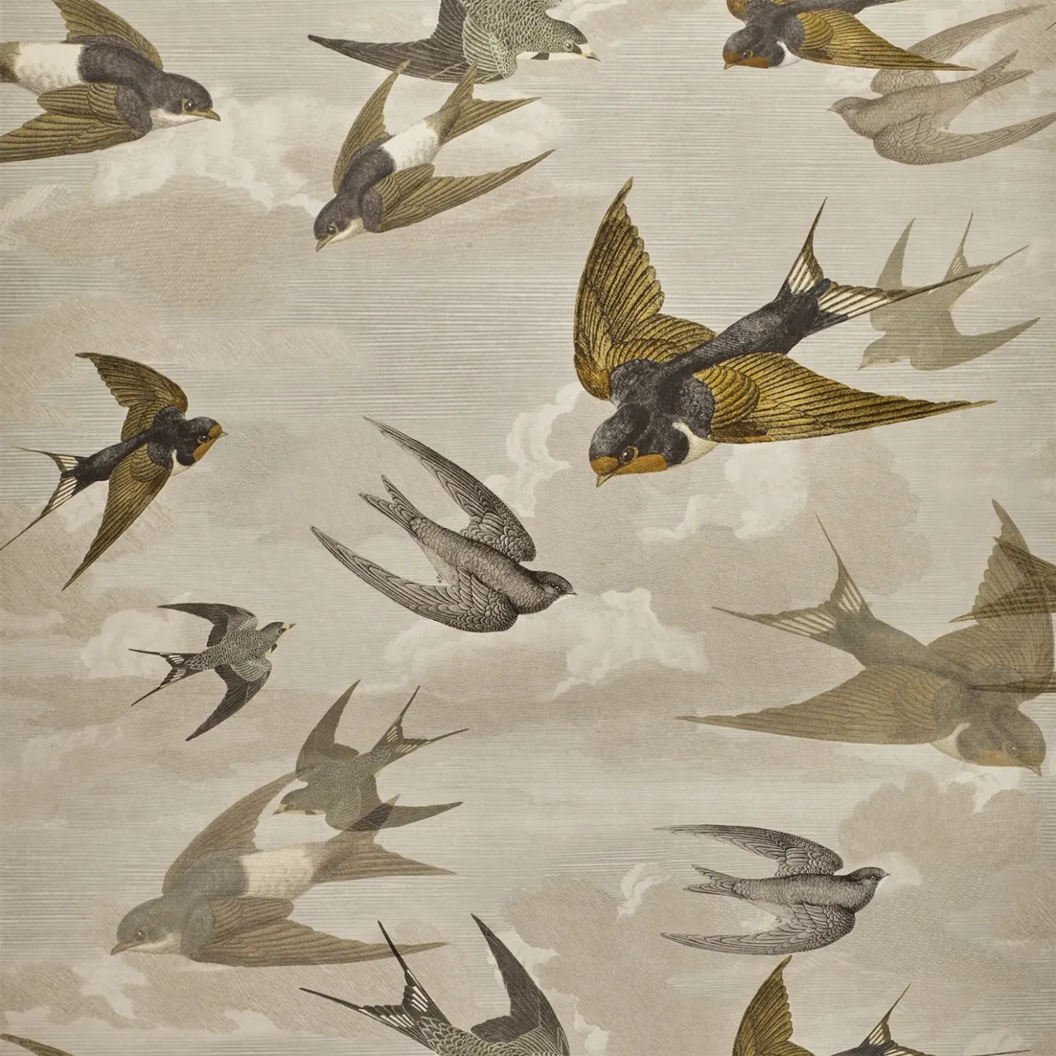 John Derian by Designers Guild Vliestapete – Chimney Swallows Sky PJD6003-03 online kaufen