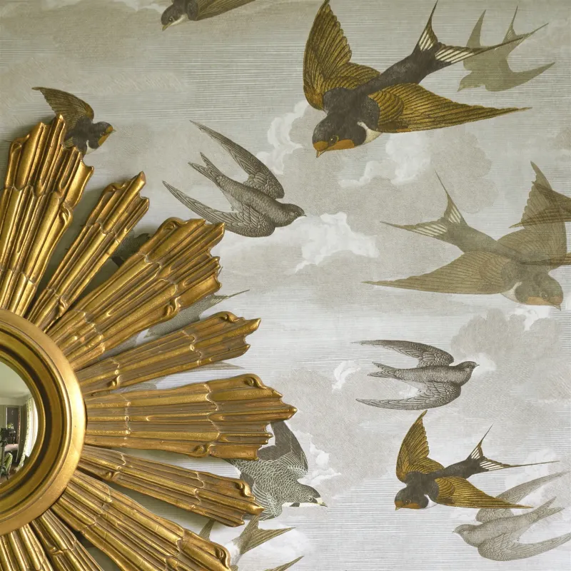 John Derian by Designers Guild Vliestapete – Chimney Swallows Sky PJD6003-03 online kaufen