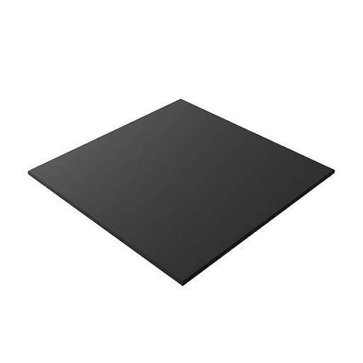 Piastra antiurto 100x100x2 cm Nero Ultrafine
