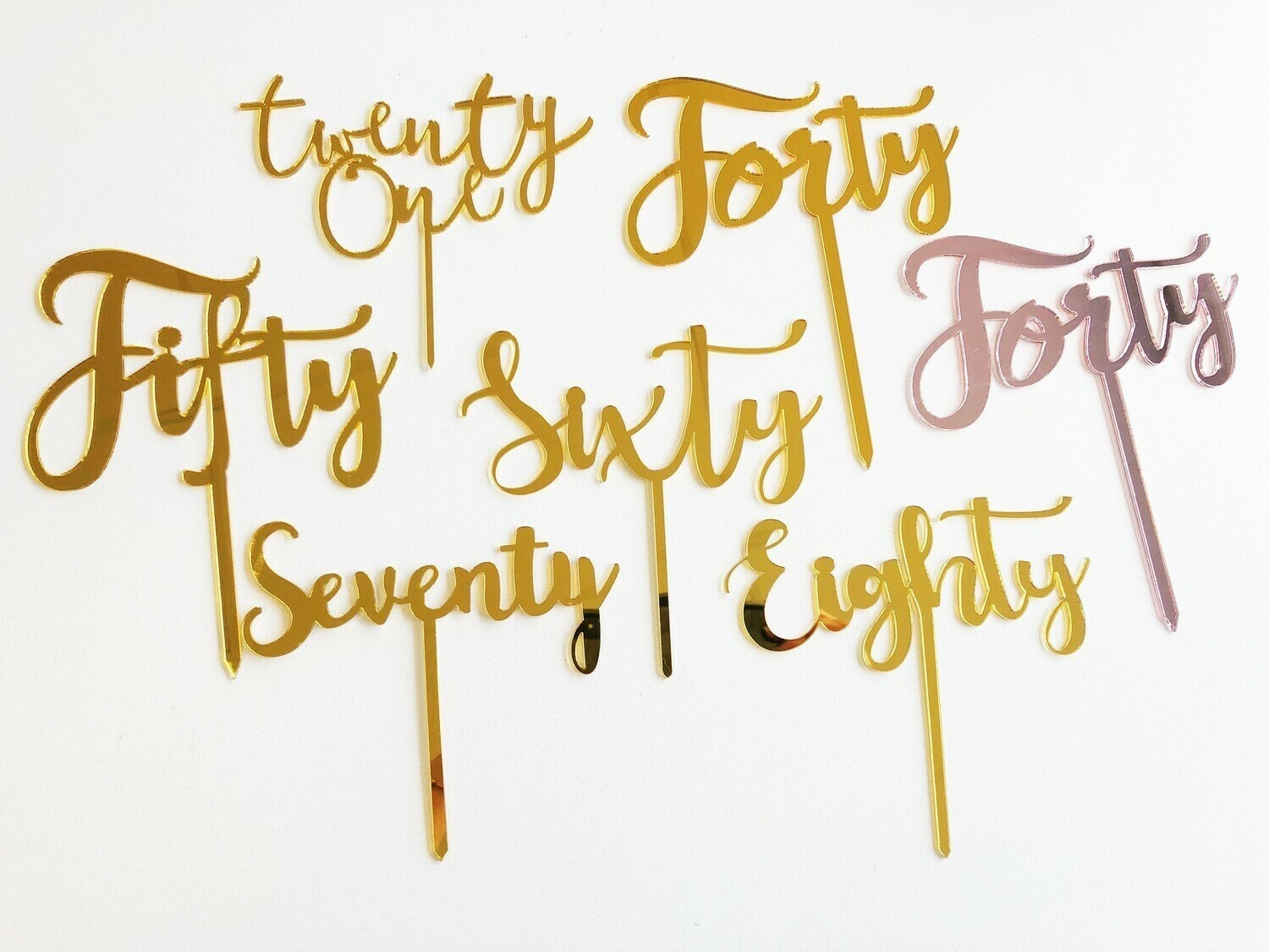Acrylic Cake Toppers Acrylic Cake Toppers