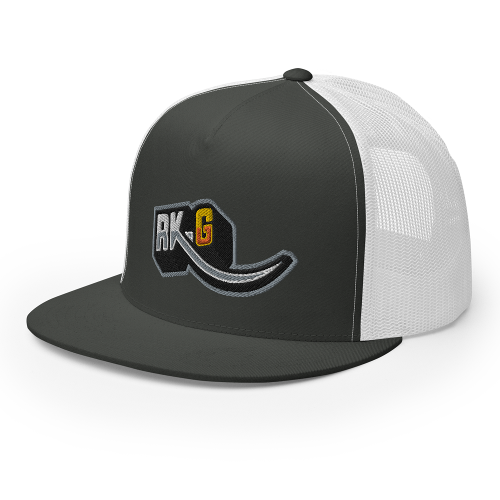 Casquette trucker RK.G II visière plate (Charcoal/White | Yupoong 6006)