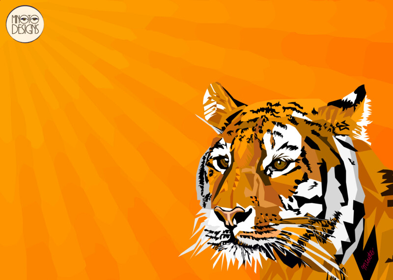 Year of the Tiger - Digital Print